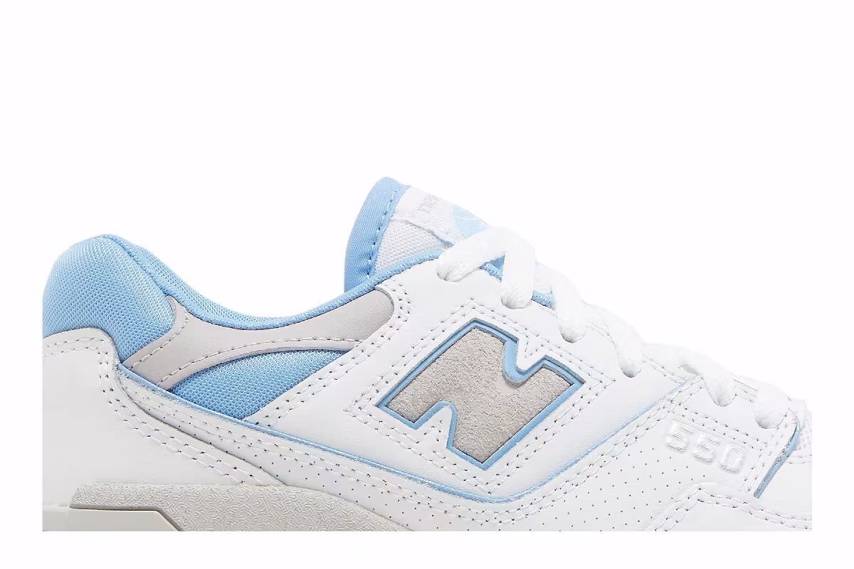 New Balance Women's 550 White University Blue, view 3