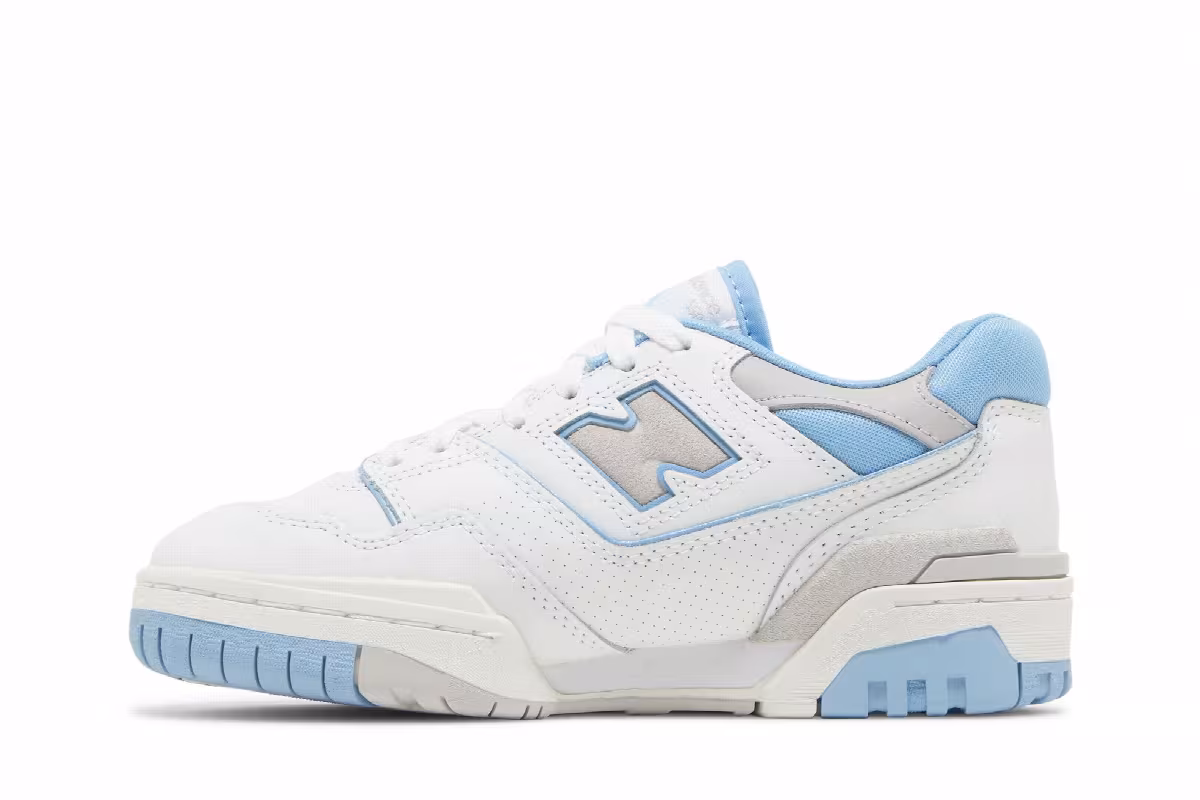 New Balance Women's 550 White University Blue, view 4