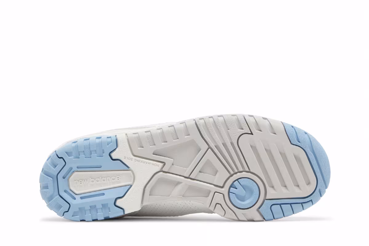 New Balance Women's 550 White University Blue, view 5