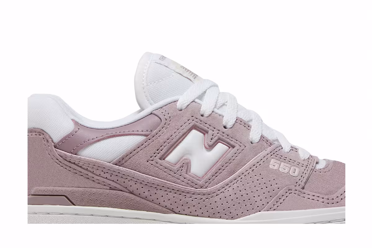 New Balance Women's 550 Lilac Chalk, view 3