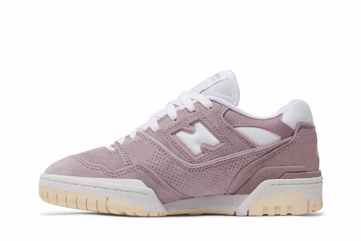New Balance Women's 550 Lilac Chalk, view 4