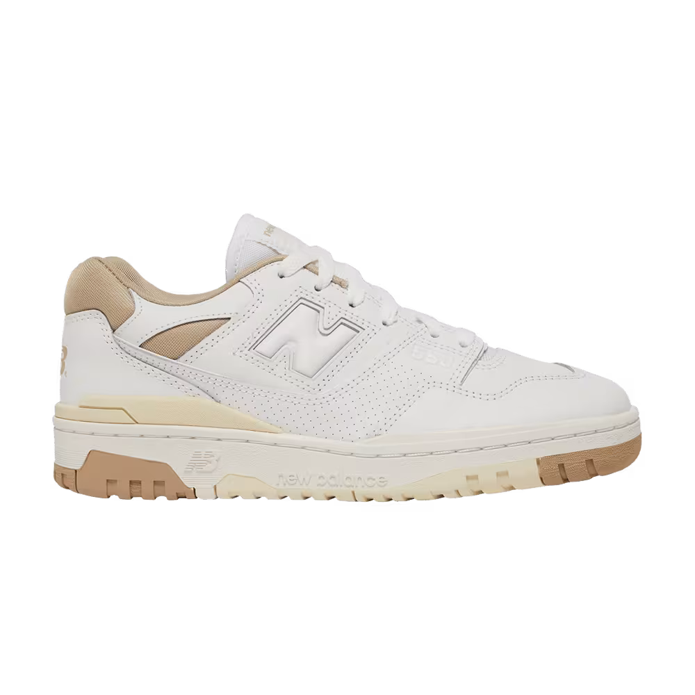New Balance Women's 550 White Raw Cashew
