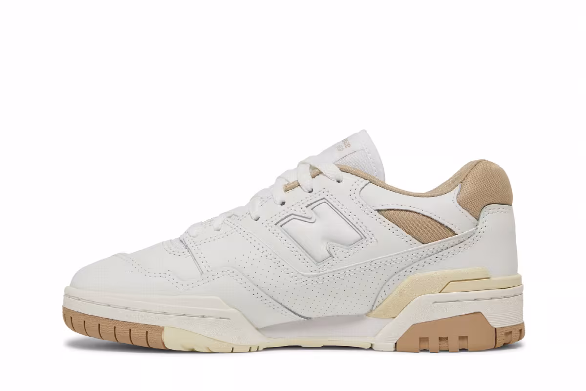 New Balance Women's 550 White Raw Cashew, view 4