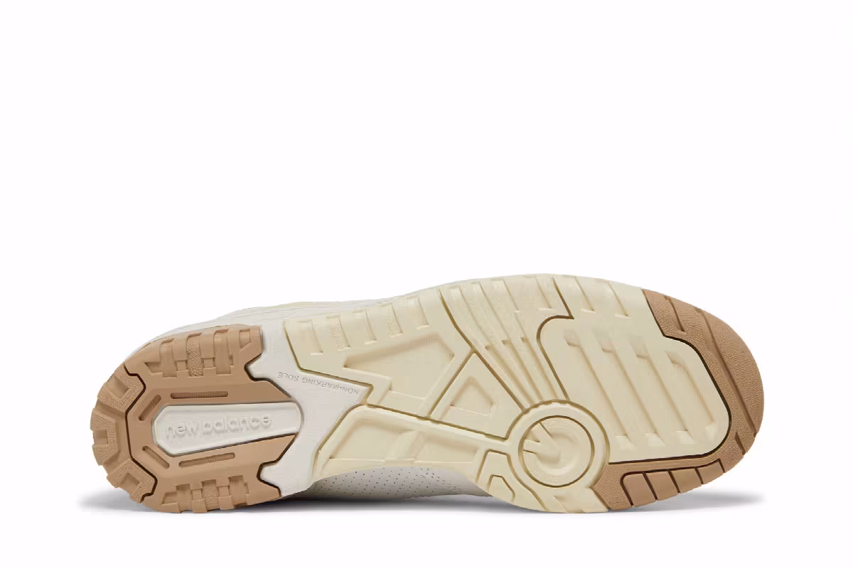 New Balance Women's 550 White Raw Cashew, view 5