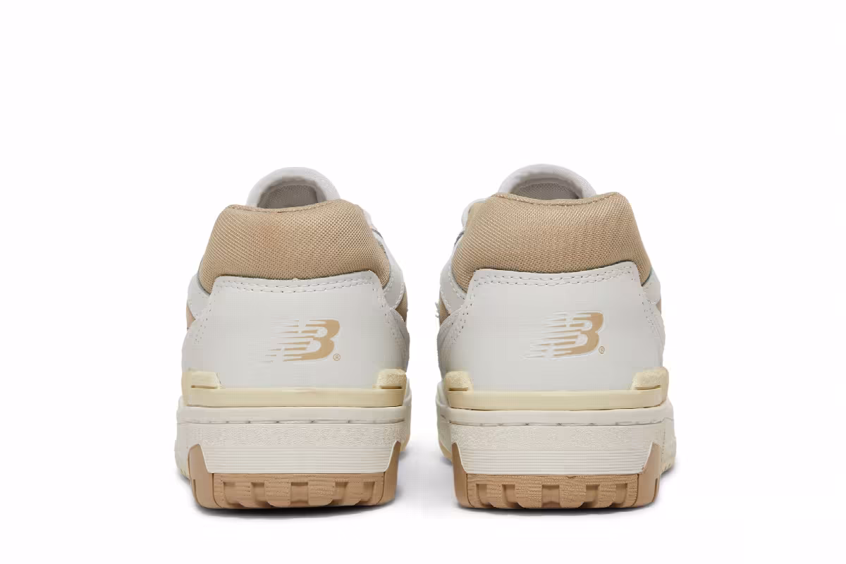 New Balance Women's 550 White Raw Cashew, view 7