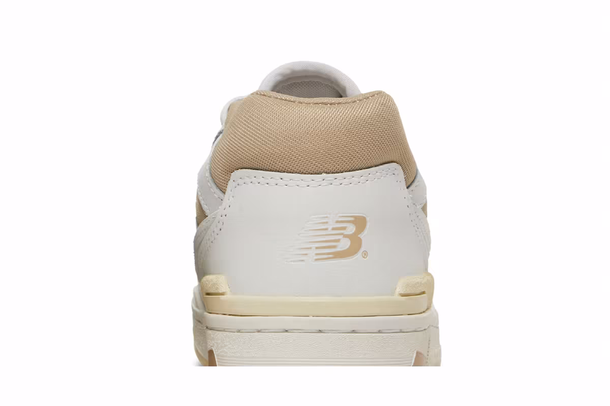 New Balance Women's 550 White Raw Cashew, view 8