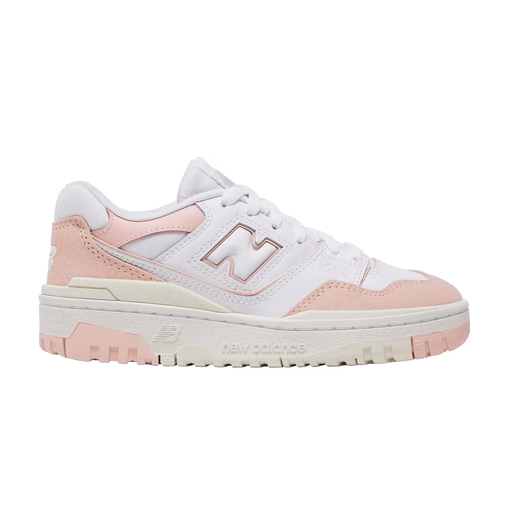 New Balance 550 Big Kid Pink Sand White