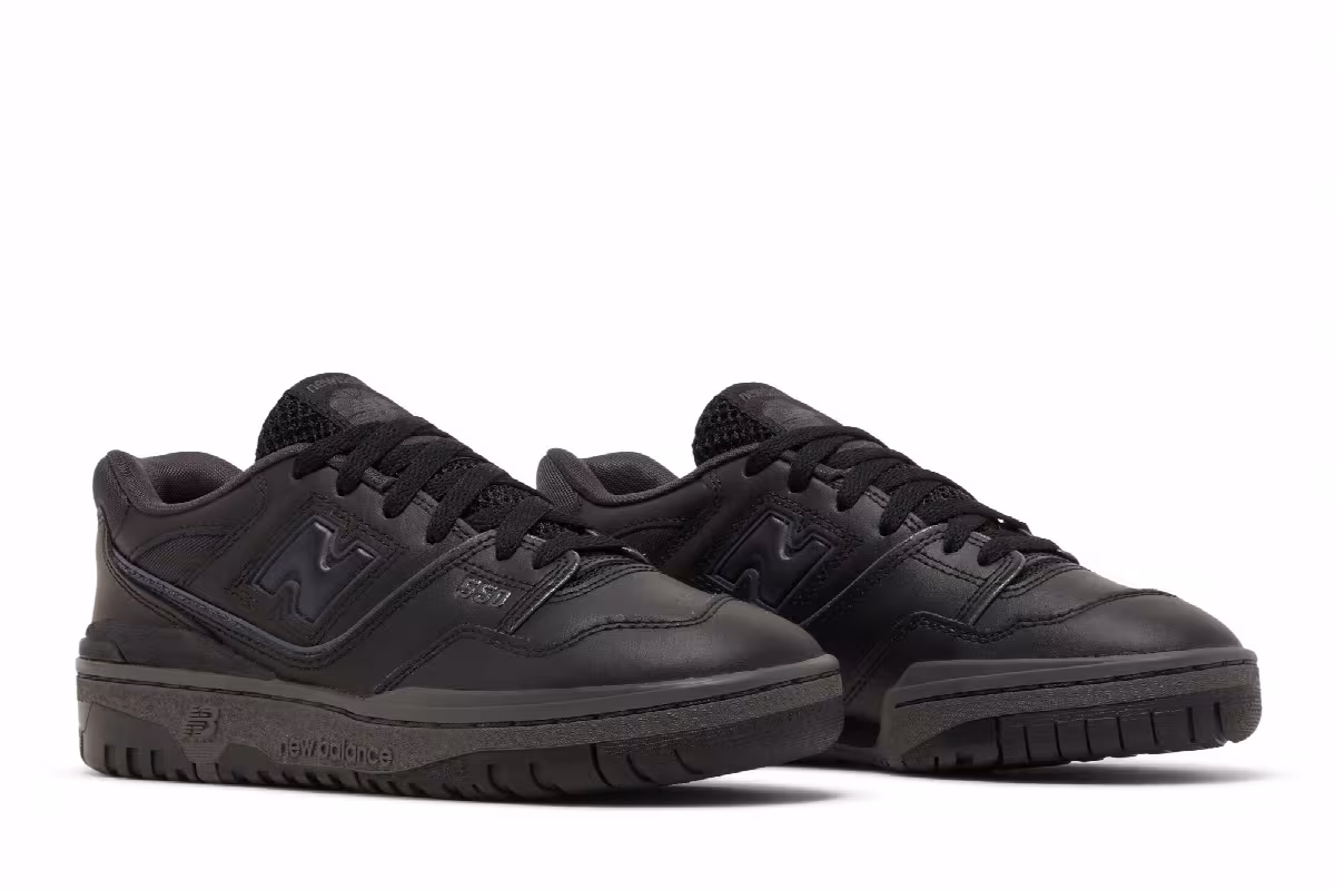 New Balance 550 Big Kid Black, view 9