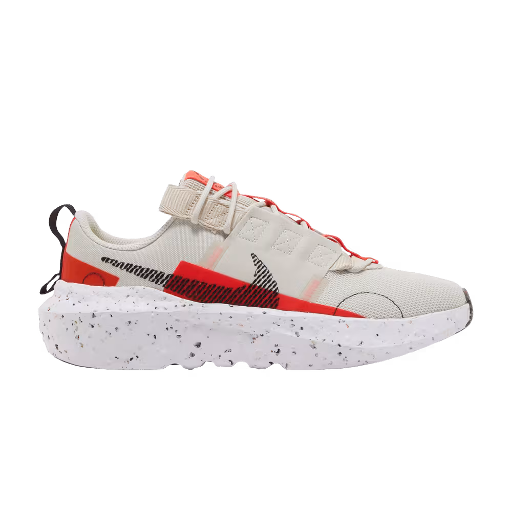 Nike Women's Crater Impact Light Bone Bright Crimson