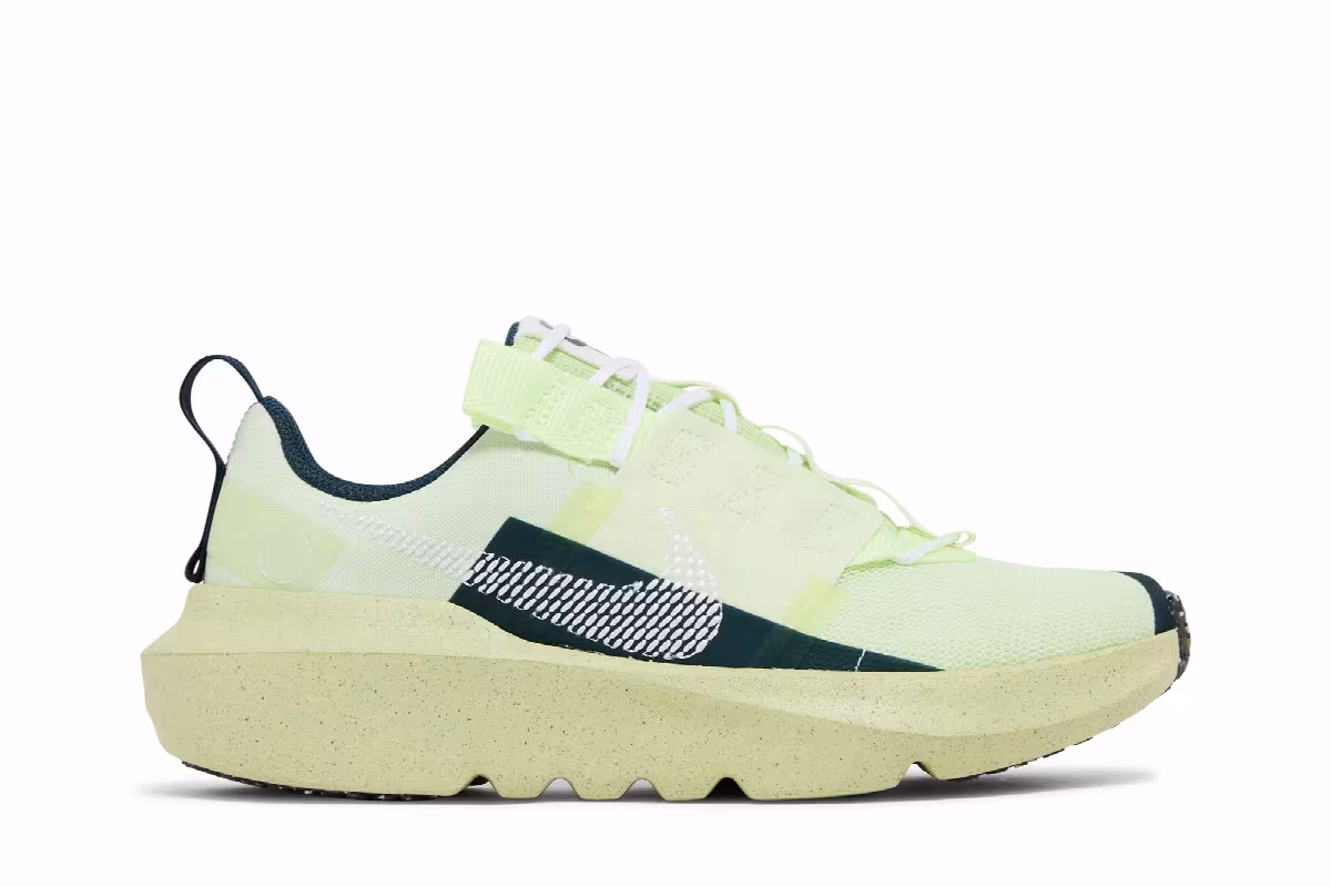 Nike Crater Impact GS Lime Ice Armory Navy, view 2