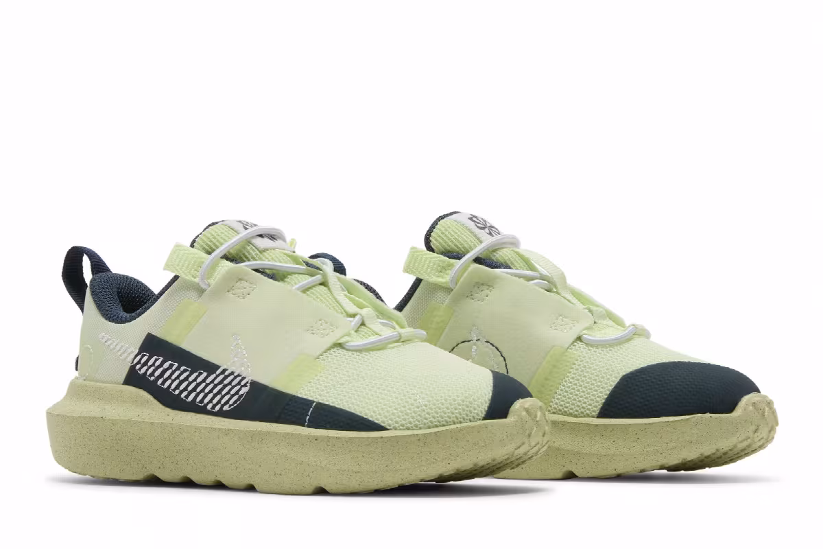 Nike Crater Impact TD Lime Ice Armory Navy, view 9