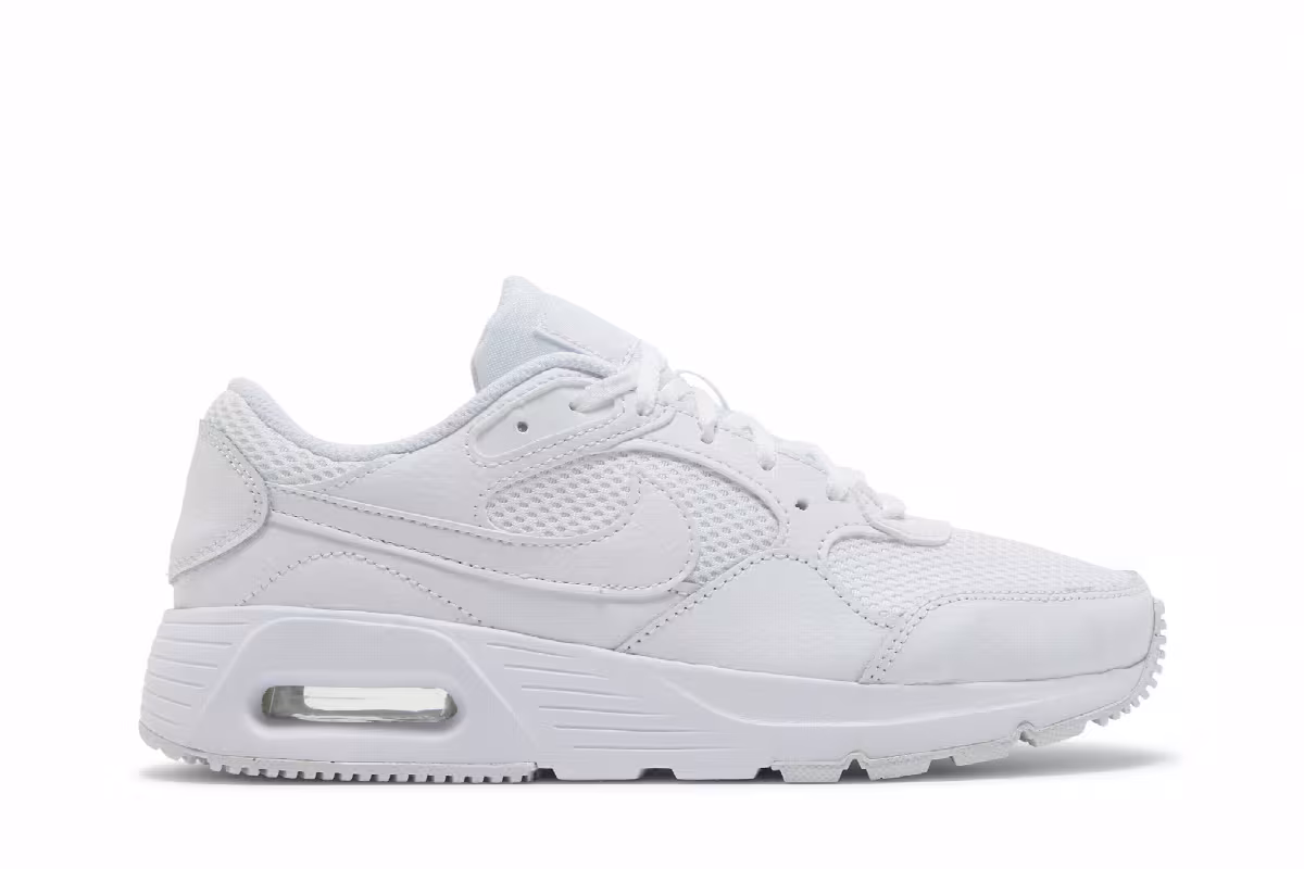 Nike Women's Air Max SC Triple White, view 2