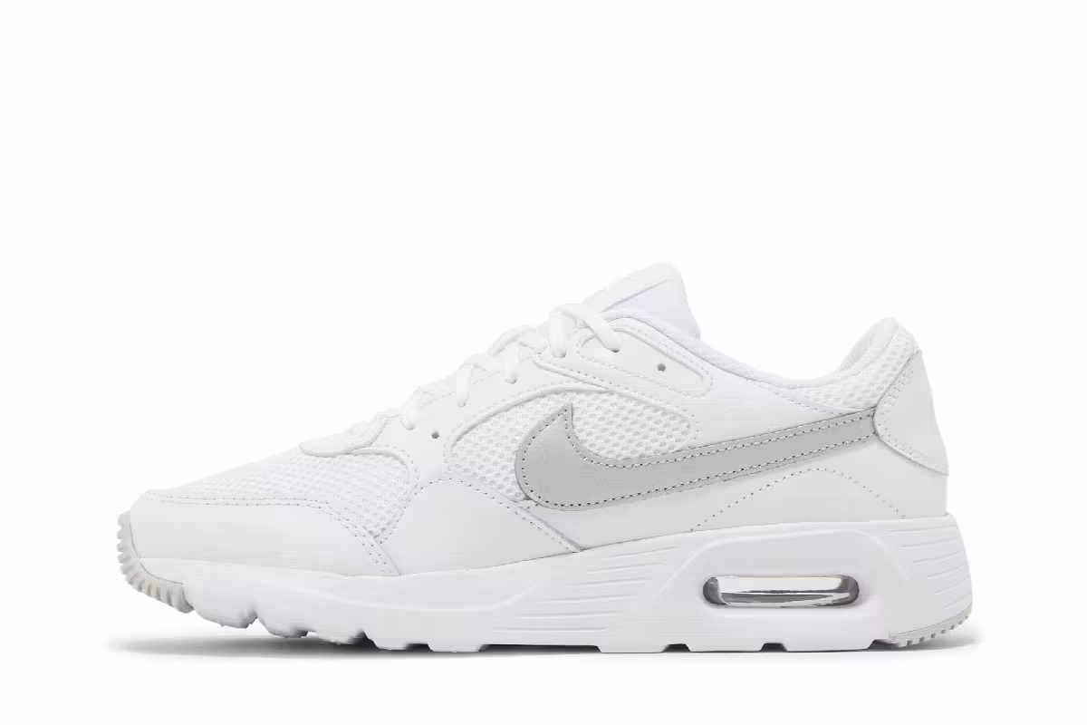 Nike Women's Air Max SC White Metallic Platinum, view 4