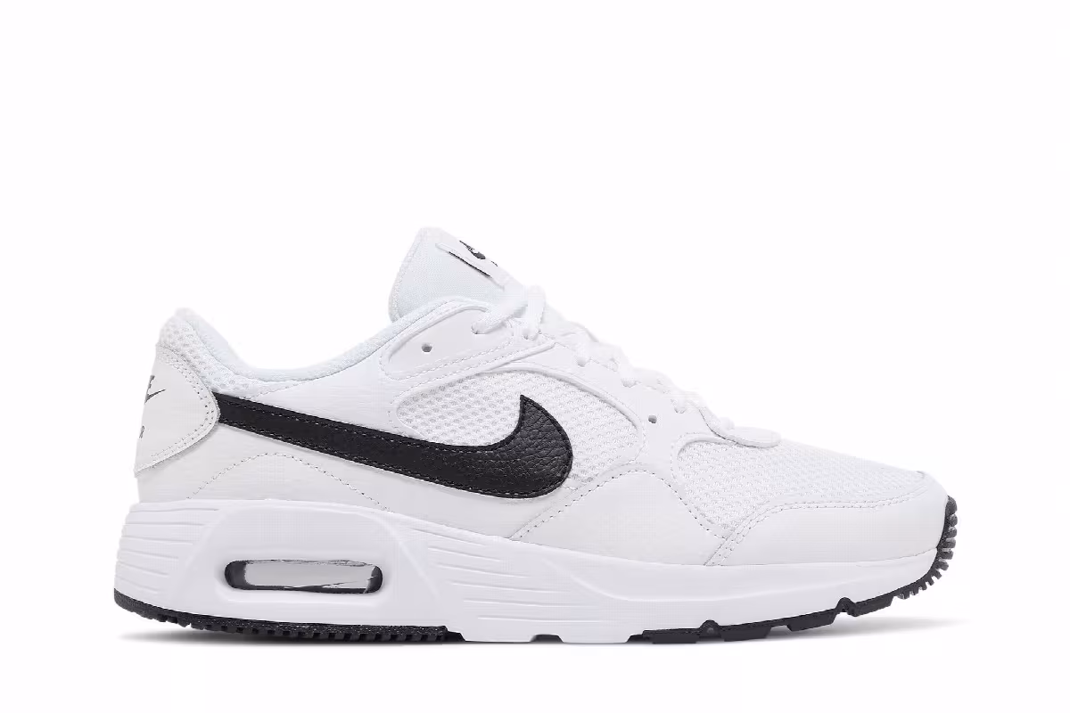 Nike Women's Air Max SC White Black, view 2
