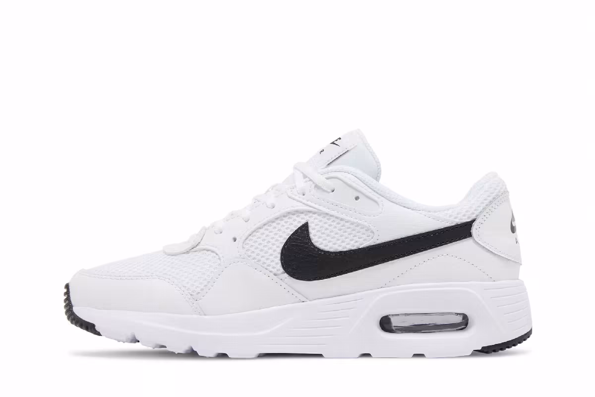 Nike Women's Air Max SC White Black, view 4
