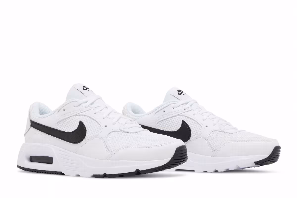 Nike Women's Air Max SC White Black, view 9