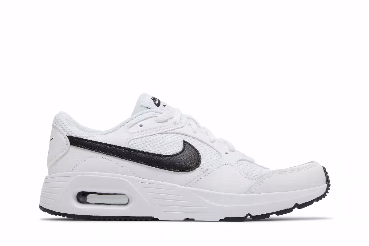 Nike Air Max SC GS White Black, view 2