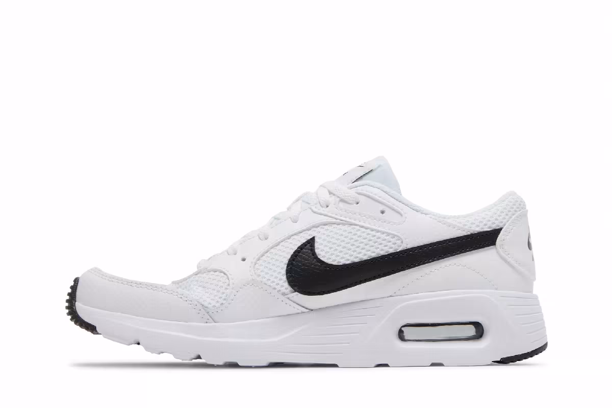 Nike Air Max SC GS White Black, view 4