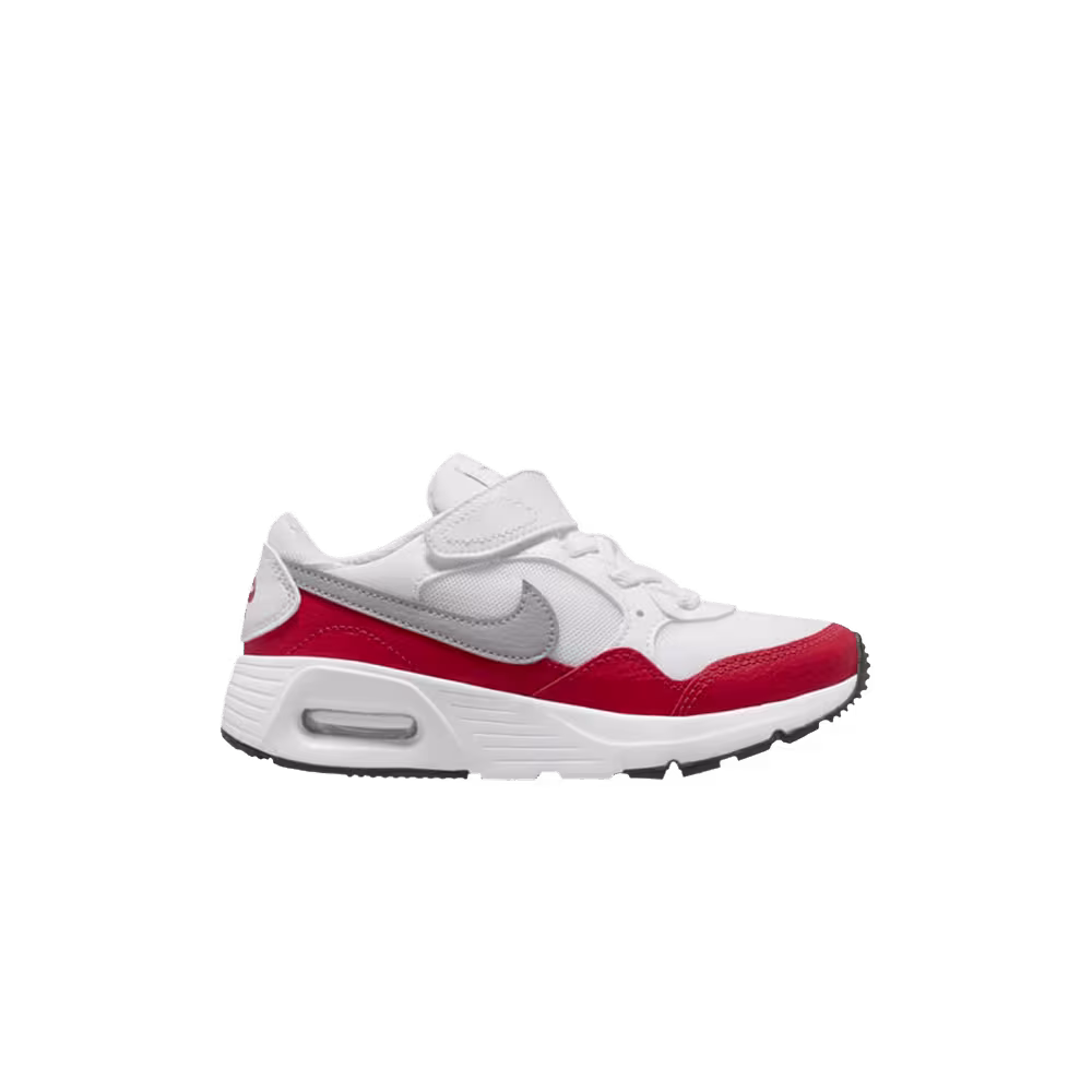 Nike Air Max SC PS White Grey University Red