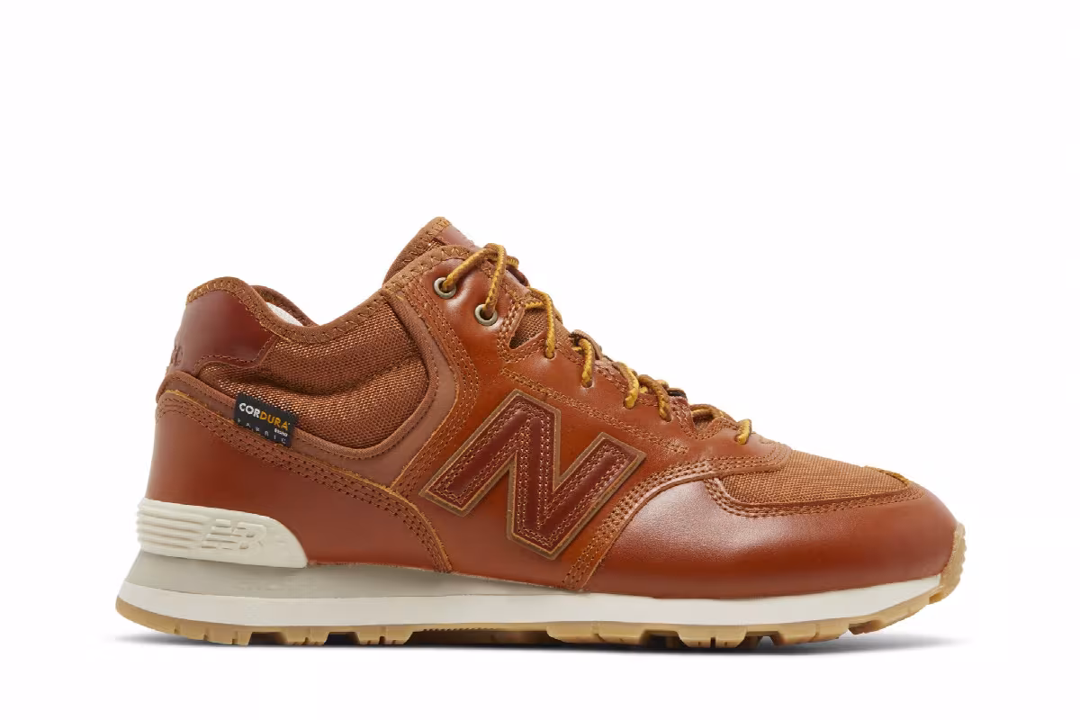 New Balance 574 High Brown, view 2