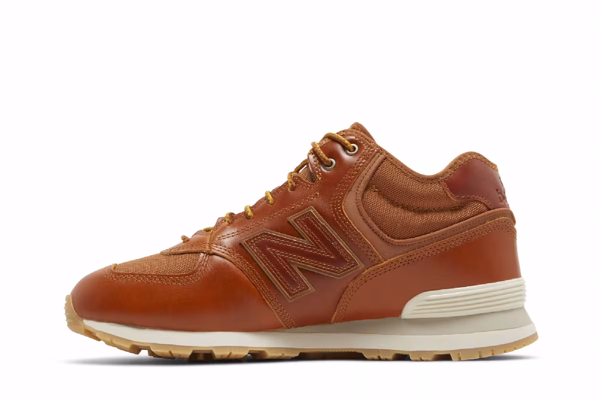 New Balance 574 High Brown, view 4