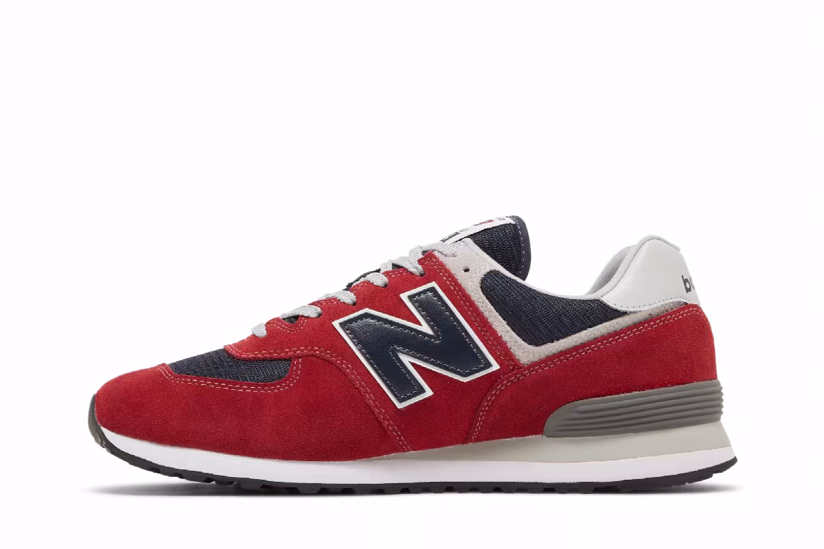 New Balance 574v2 Red Navy, view 4