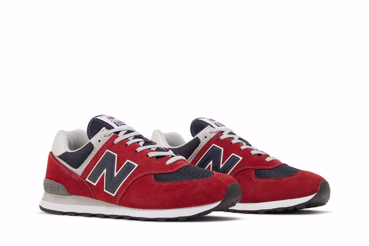 New Balance 574v2 Red Navy, view 9