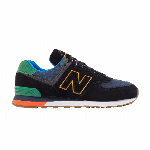 New Balance 574 'Black Varsity Green'