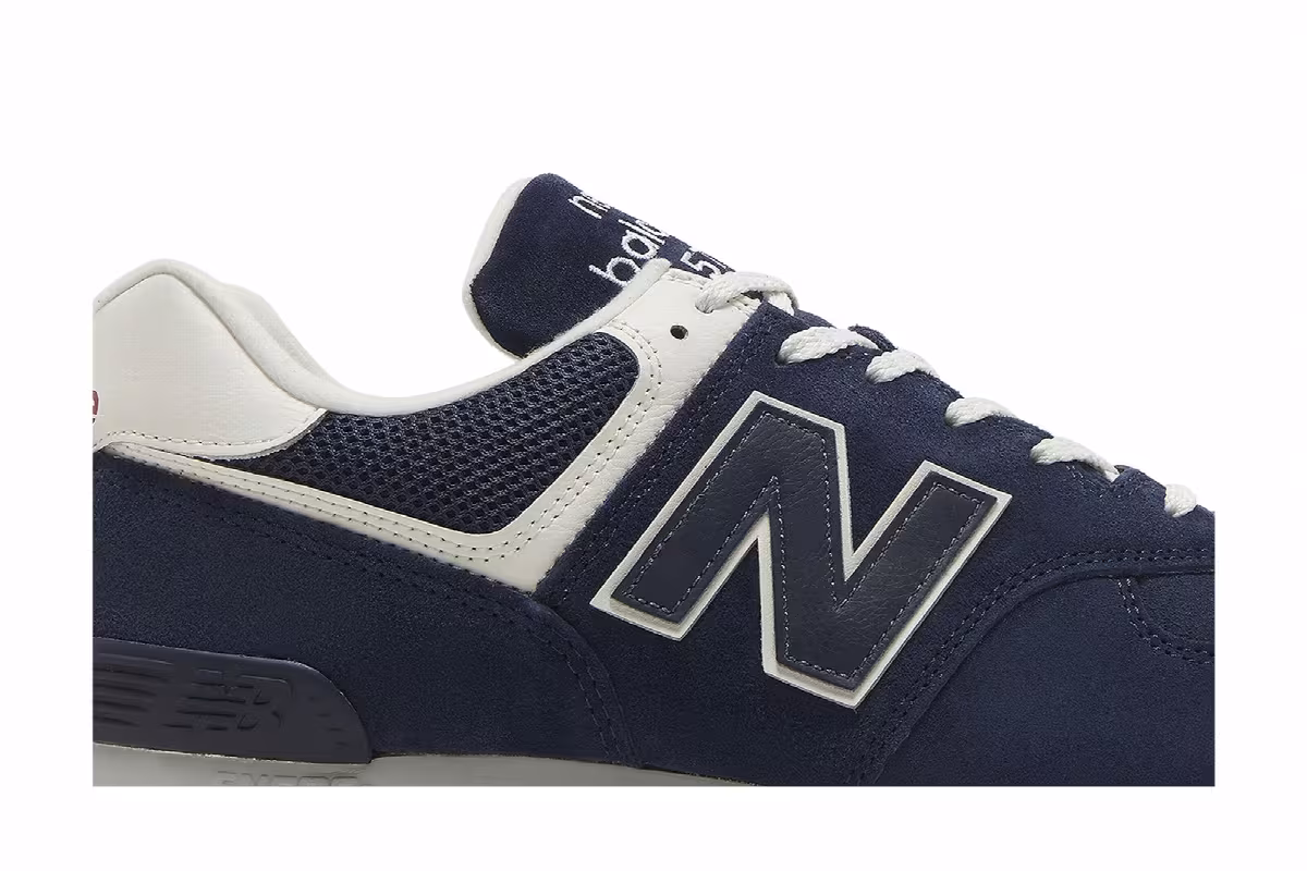 New Balance 574 Navy White, view 3