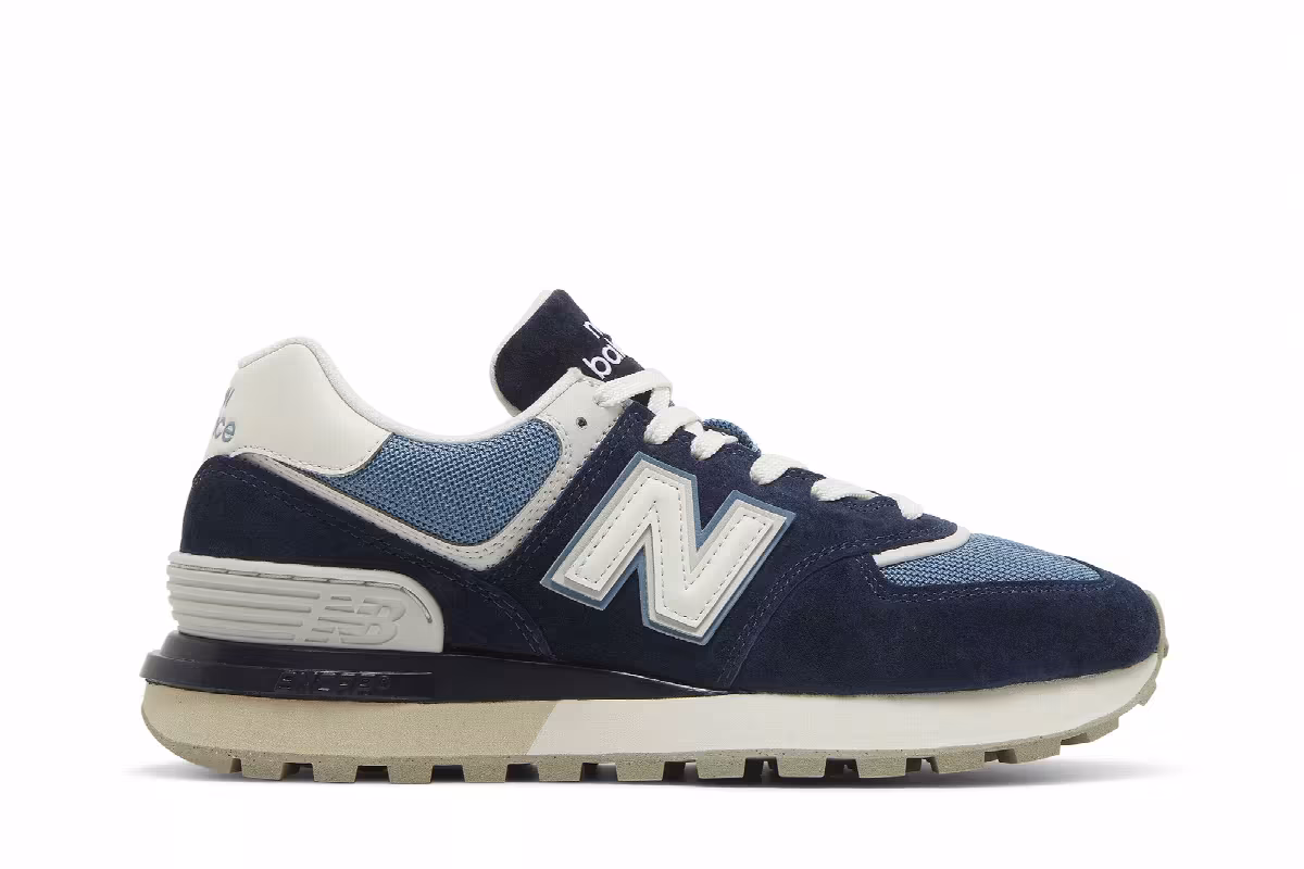 New Balance 574 Legacy Navy Sea Salt, view 2
