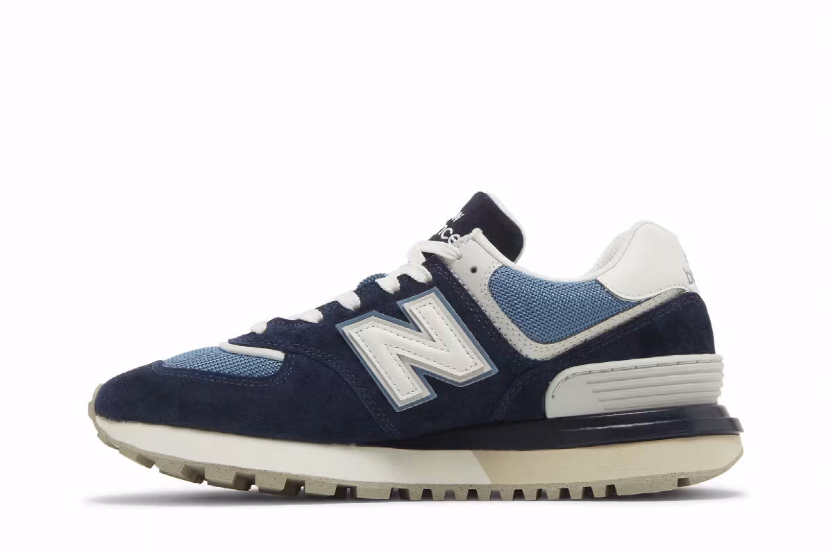 New Balance 574 Legacy Navy Sea Salt, view 4