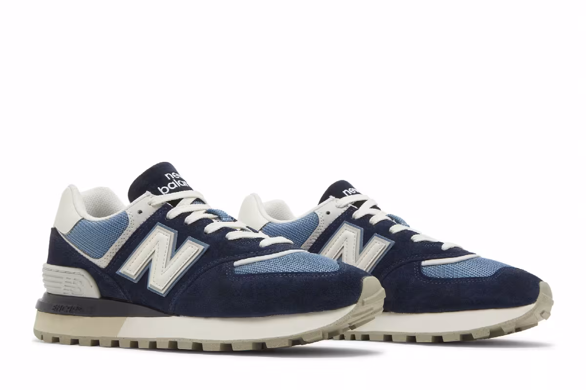 New Balance 574 Legacy Navy Sea Salt, view 9