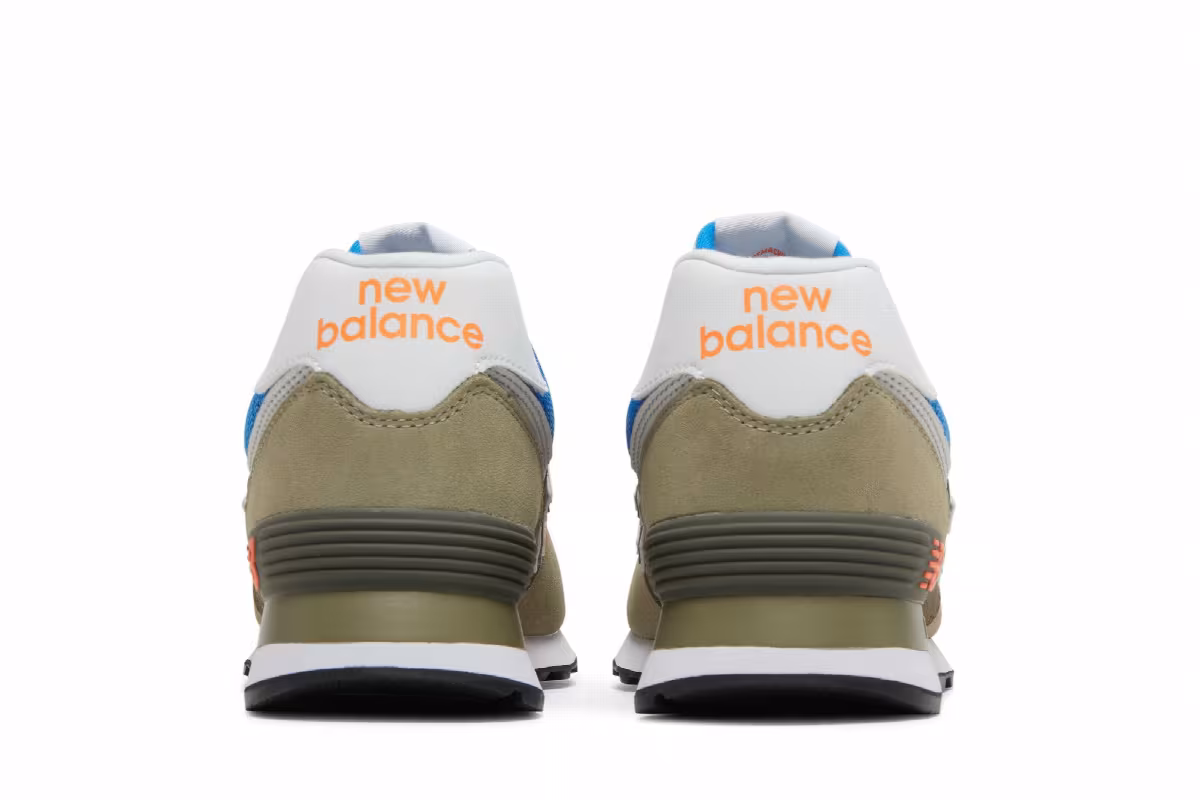 New Balance 574v2 Grey Orange, view 7