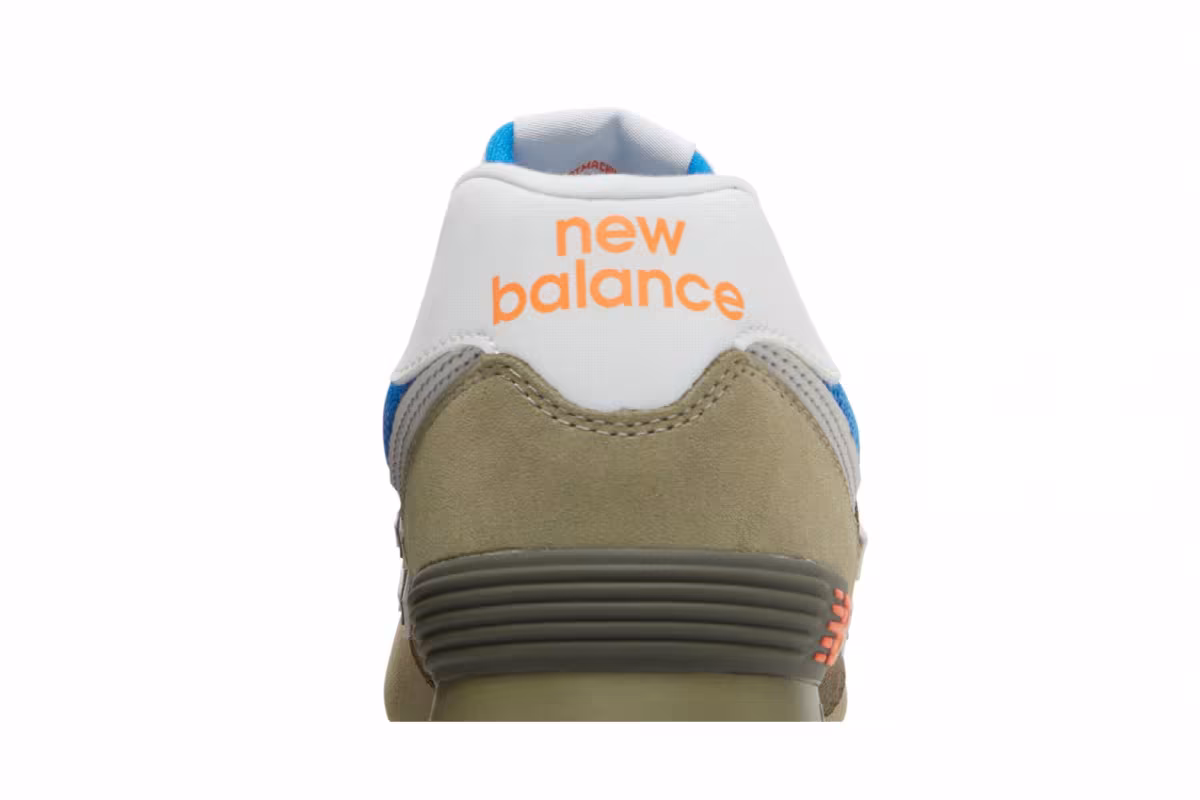 New Balance 574v2 Grey Orange, view 8