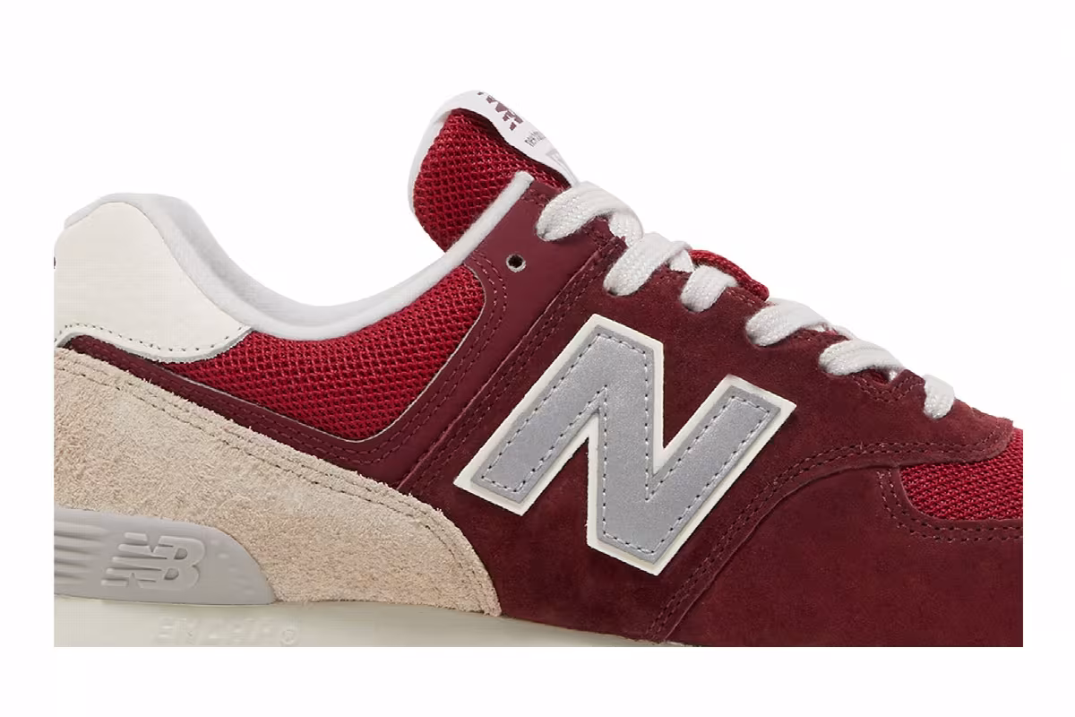 New Balance 574 Lunar New Year - Classic Crimson, view 3