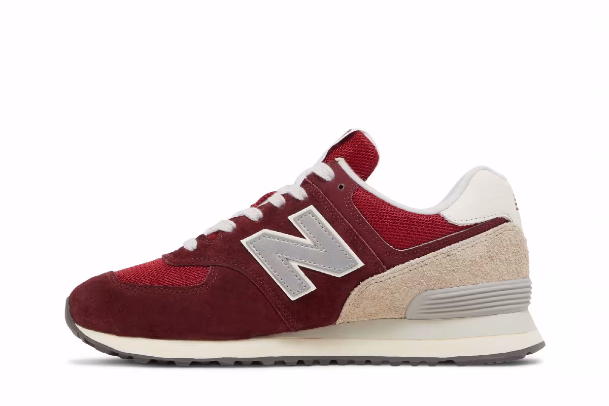 New Balance 574 Lunar New Year - Classic Crimson, view 4