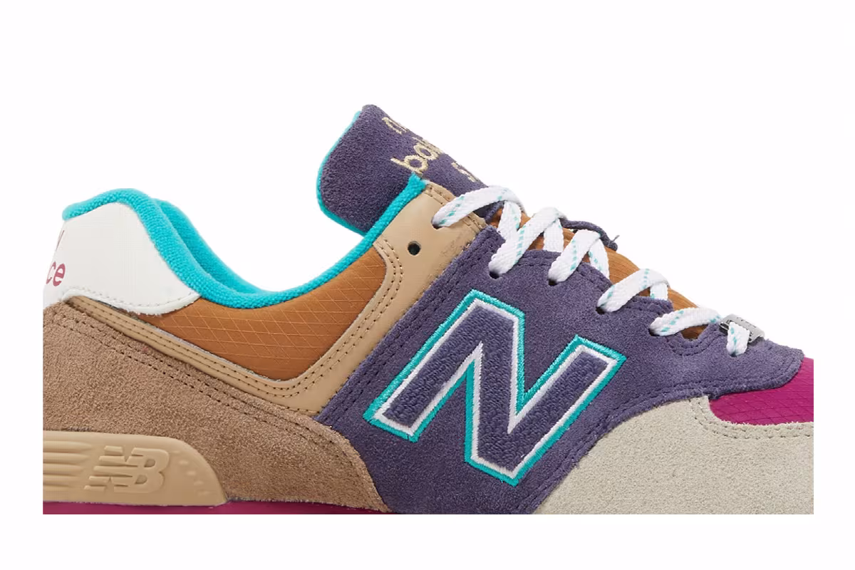 New Balance 574 Rugged Navy Brown, view 3