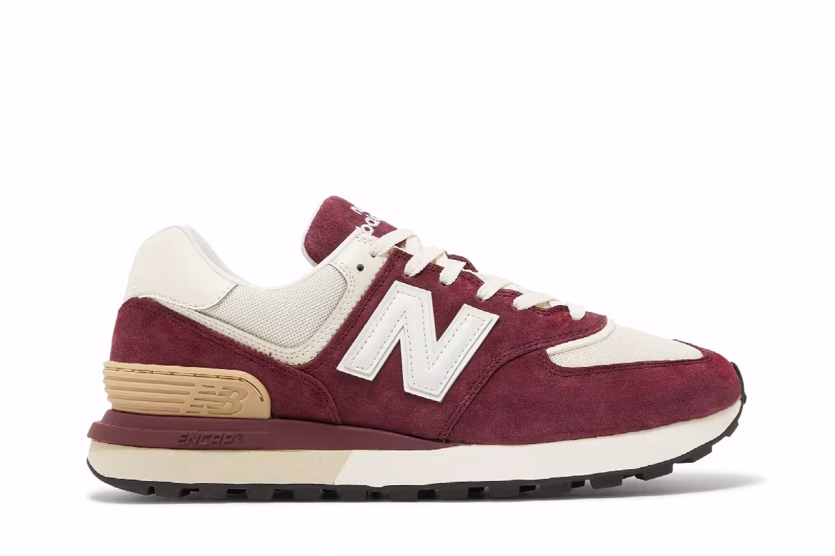 New Balance 574 Legacy Burgundy Angora, view 2