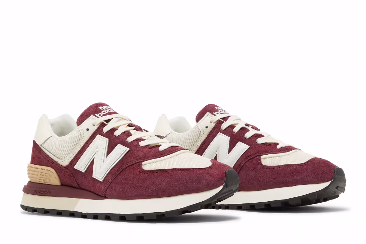 New Balance 574 Legacy Burgundy Angora, view 9