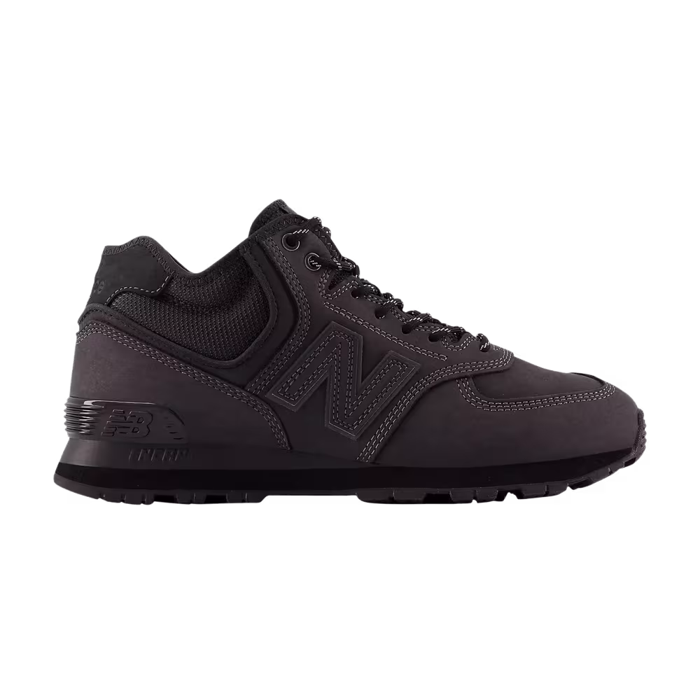 New Balance 574 High Triple Black