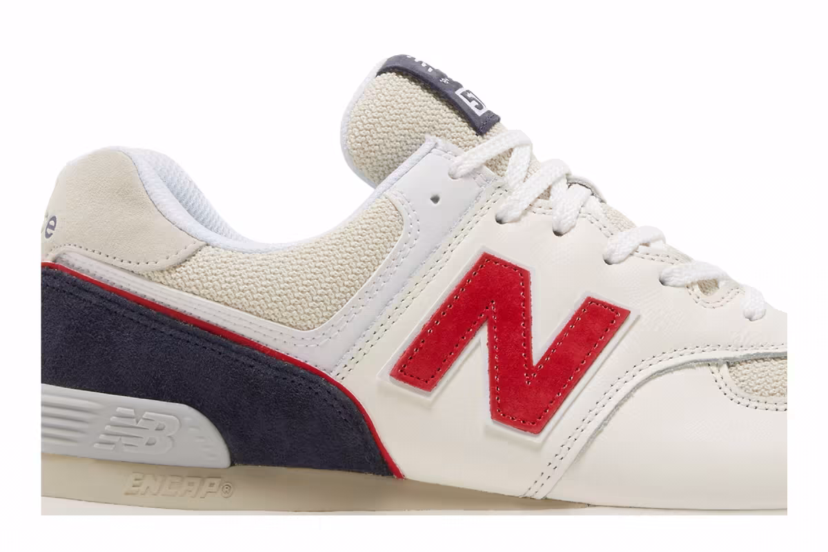 New Balance 574 Sea Salt Navy, view 3
