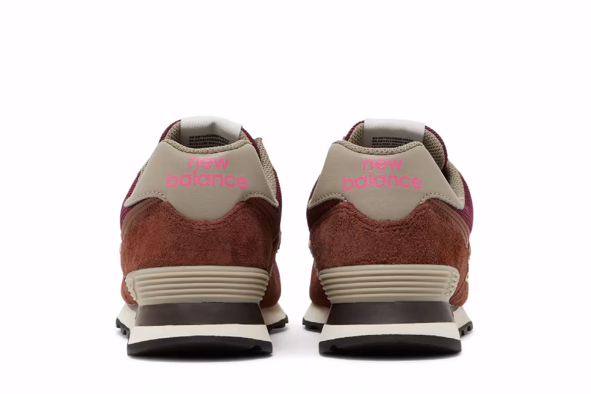 New Balance 574 Brown Pink, view 7
