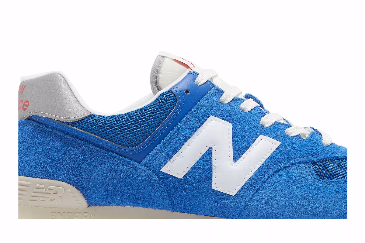 New Balance 574 Blue White, view 3