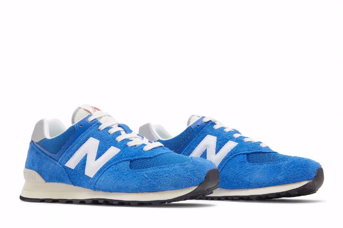 New Balance 574 Blue White, view 9