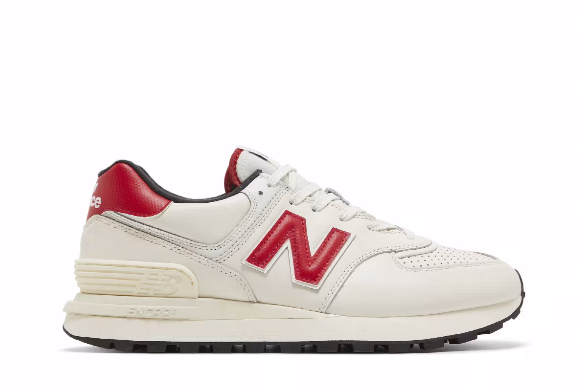 New Balance 574 Legacy Angora Crimson, view 2
