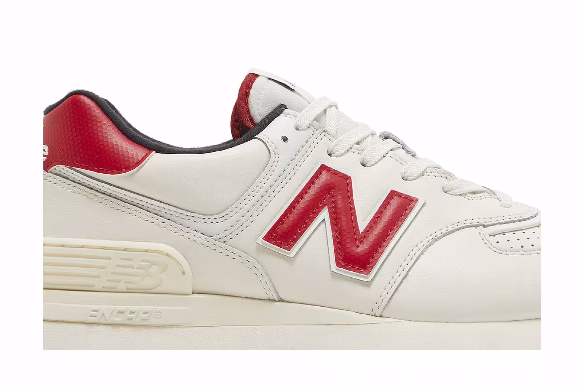 New Balance 574 Legacy Angora Crimson, view 3