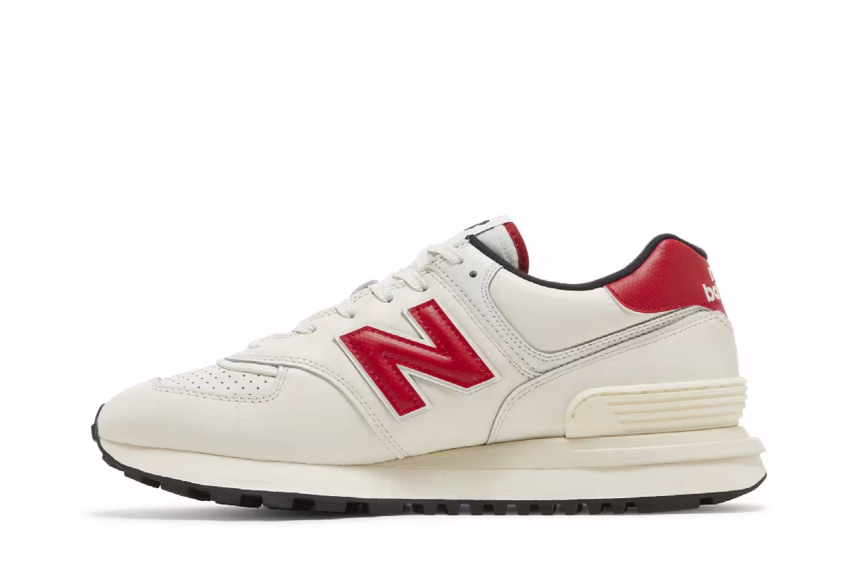 New Balance 574 Legacy Angora Crimson, view 4