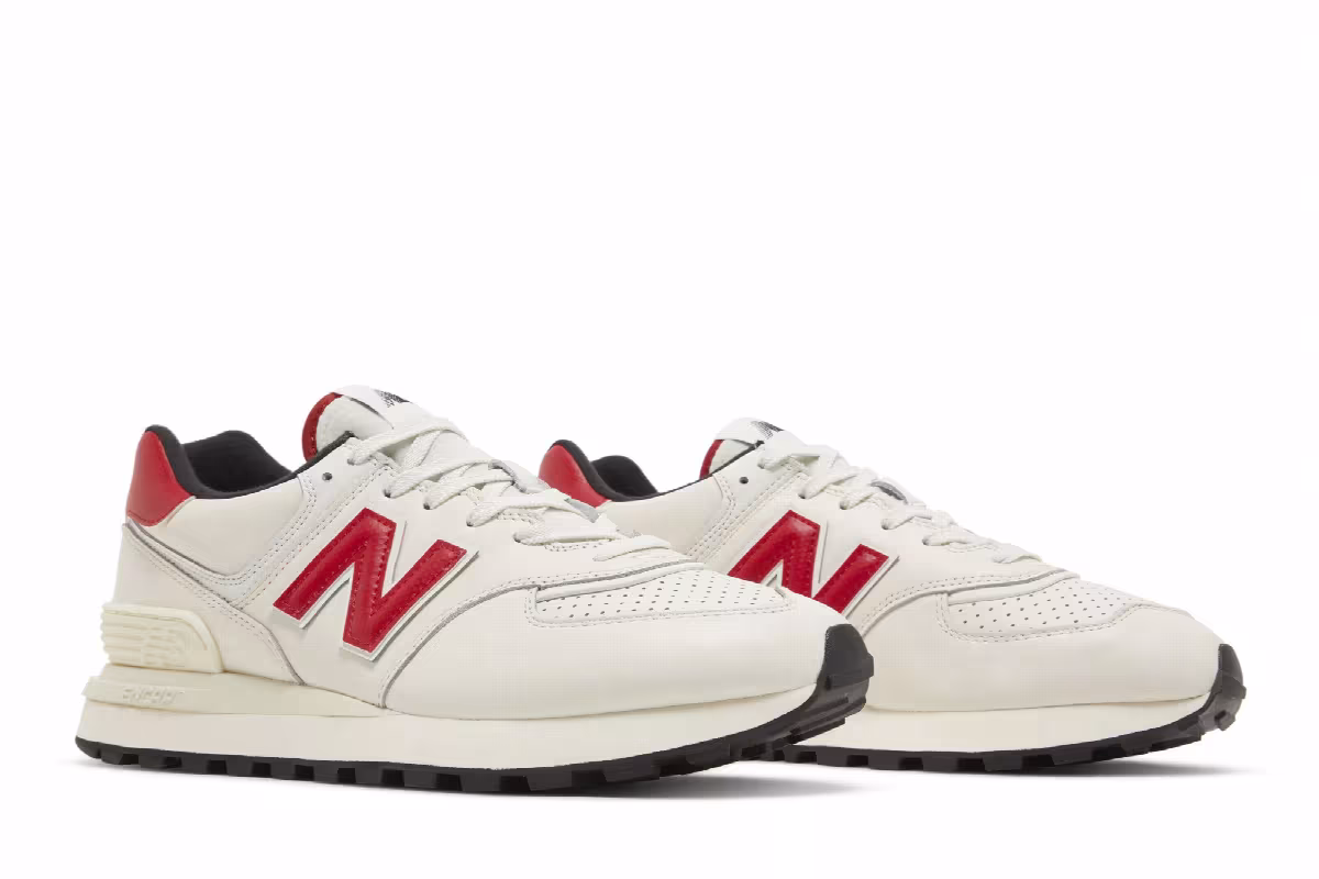 New Balance 574 Legacy Angora Crimson, view 9