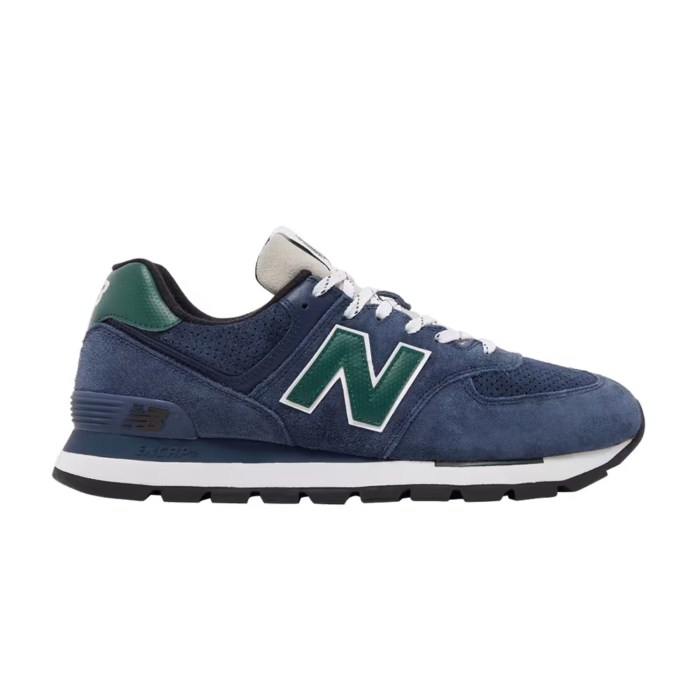 New Balance 574 Rugged Navy Green