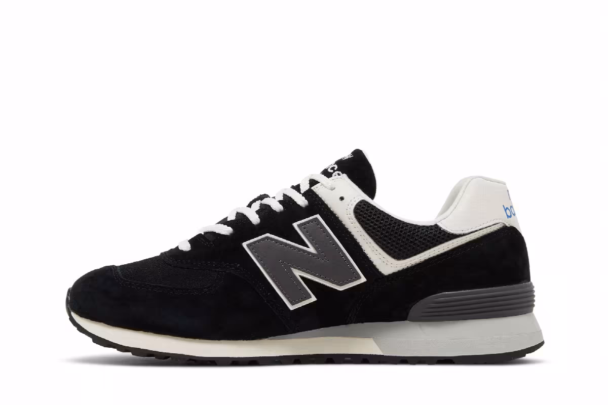 New Balance 574 Black White, view 4